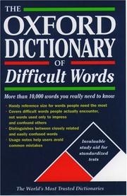 The Oxford Dictionary of Difficult Word