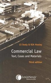 Commercial Law: text, cases &amp; materials