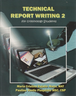 technical report writing criminology reviewer