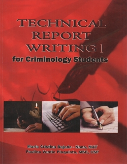 technical report writing 1 for criminology students