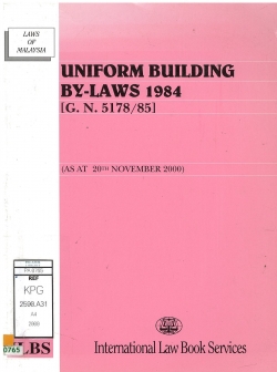 Uniform Building By Laws 1984