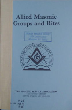 Allied Masonic Groups and Rites