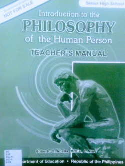 Introduction to philosophy of the human person: Teacher's manual