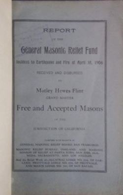 Report of the General Masonic Relief Fund