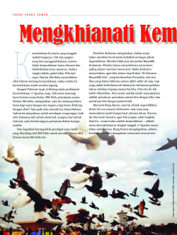 Menghianati Kemerdekaan