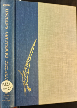 Lincoln's Gettysburg Declaration