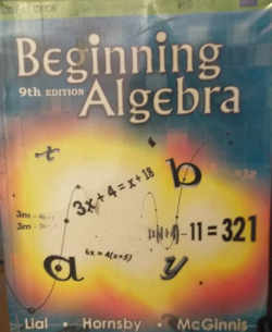 Beginning Algebra 9th Ed.