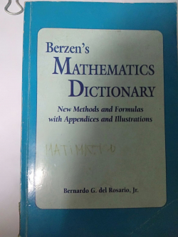 Berzen's Mathematics Dictionary