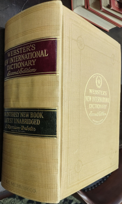 Webster's New International Dictionary of the English Language, Unabridged