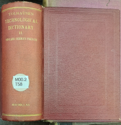 Technological Dictionary in French, German, and English