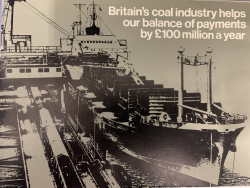 Britain's coal industry helps our balance of payments by £100 million a year
