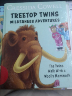 The Twins Walk with A Woolly Mammoth