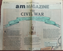 Civil War, Morning Call, Tues. August 3, 1982