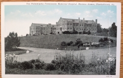 Philadelphia Freemasons Memorial Hospital, Masonic Homes, Elizabethtown, PA postcard