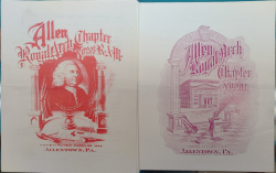 Allen Royal Arch Chapter No. 203, Notices, 1902-1991