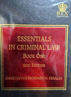 Essentials in criminal law