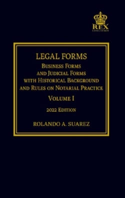 Legal forms: business forms and judicial forms with historical background and rules on notarial practice.