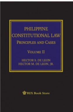Philippine Constitutional Law: Principles & Cases