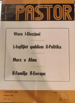 Pastor: Rivista tal-Kleru Jannar 1982: Numru 147