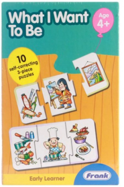 What I Want To Be: 10 Self-correcting 3-piece puzzles