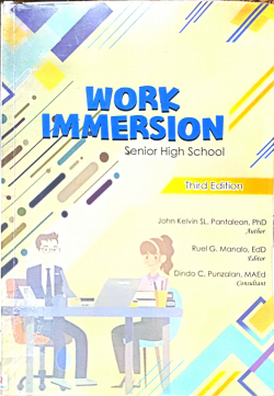 Work Immersion Senior High School